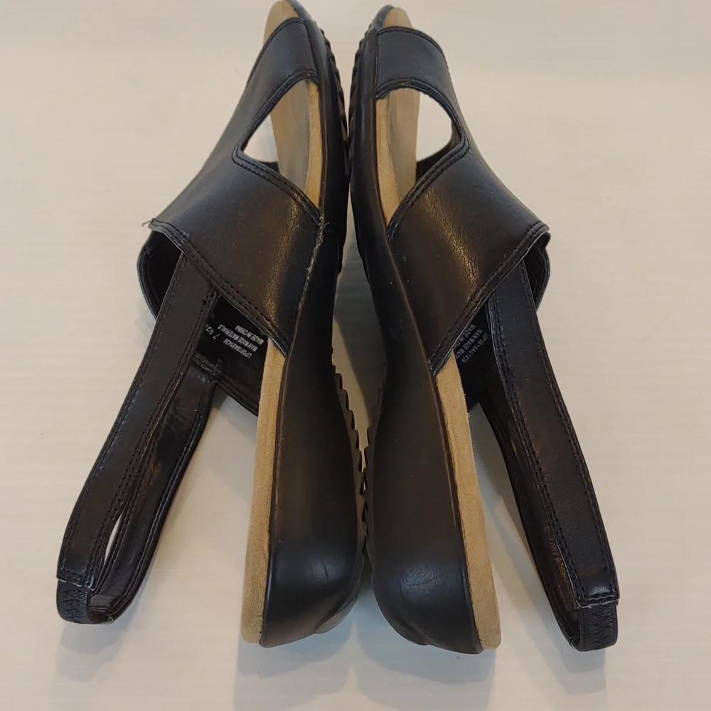 Judith Black Slingback Open Toe Sandal